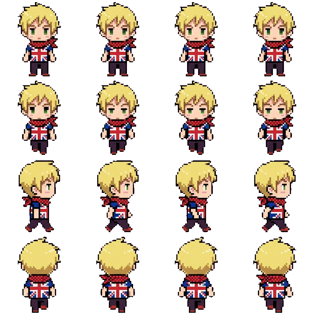 Arthur Kirkland movement sprite