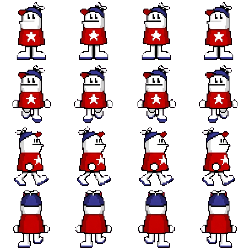 Homestar movement sprite