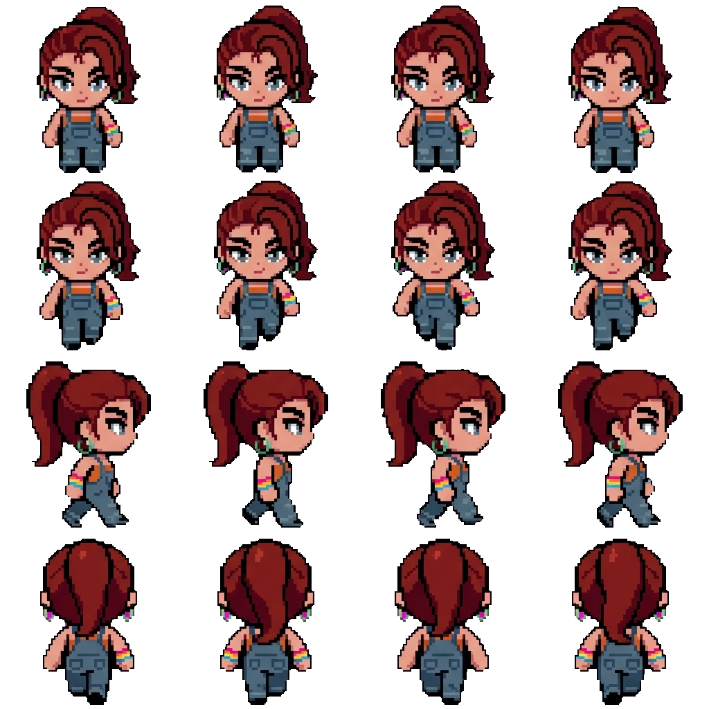 Hyuna movement sprite