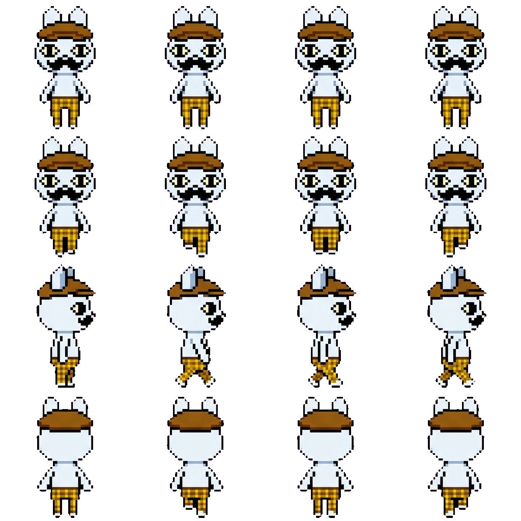 Barney movement sprite