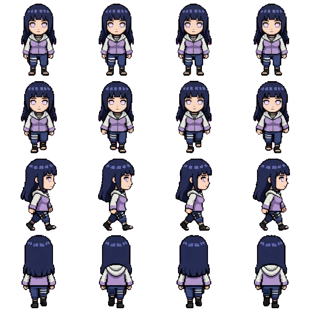 Hinata movement sprite