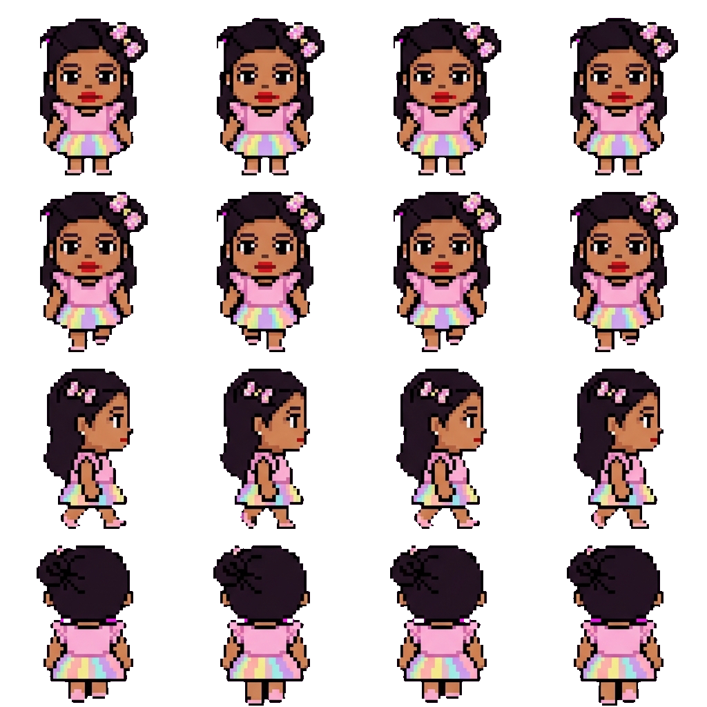 Cecilia movement sprite