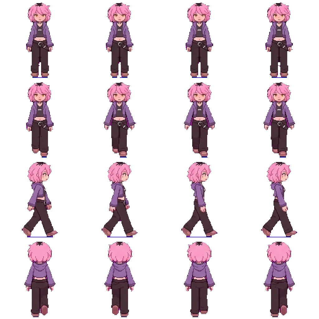 Alyssia movement sprite