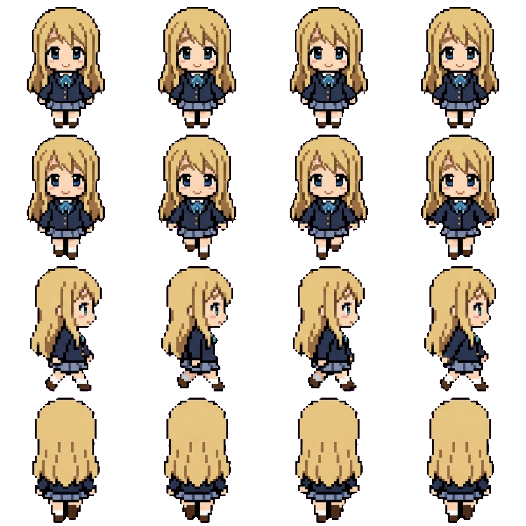 Tsumugi movement sprite