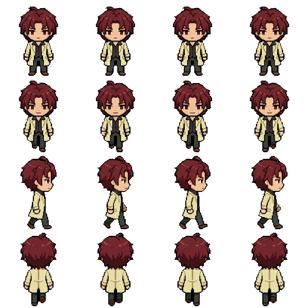 Ода Сакуноске movement sprite