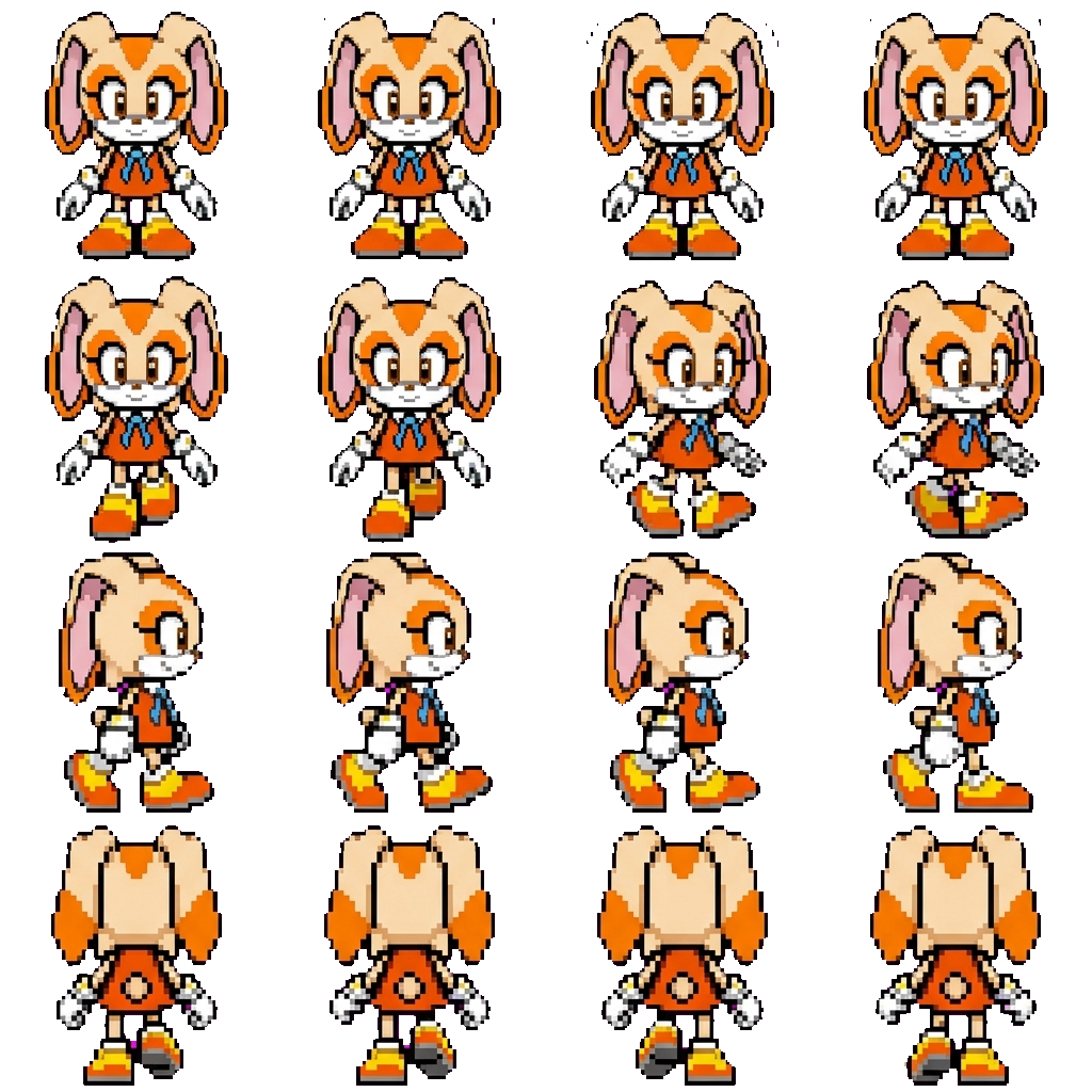 Cream movement sprite