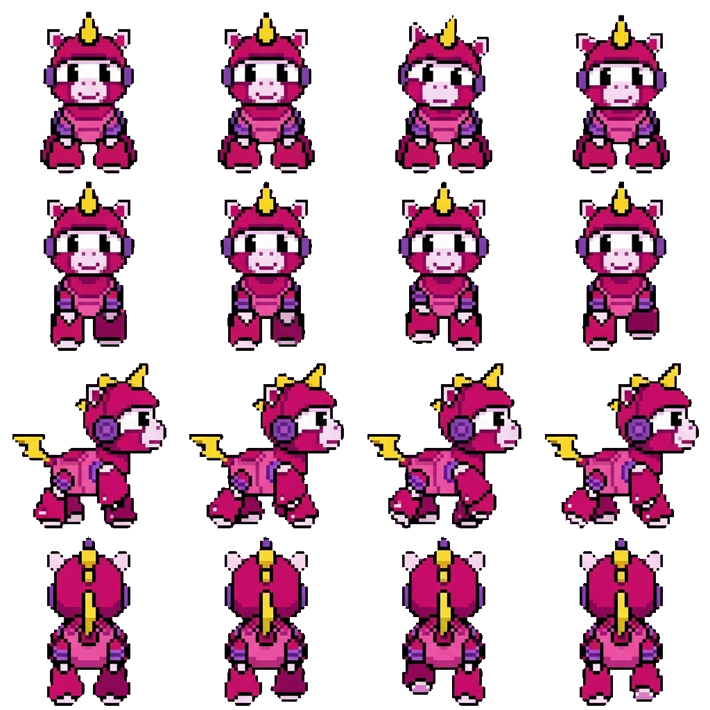Unicorn movement sprite
