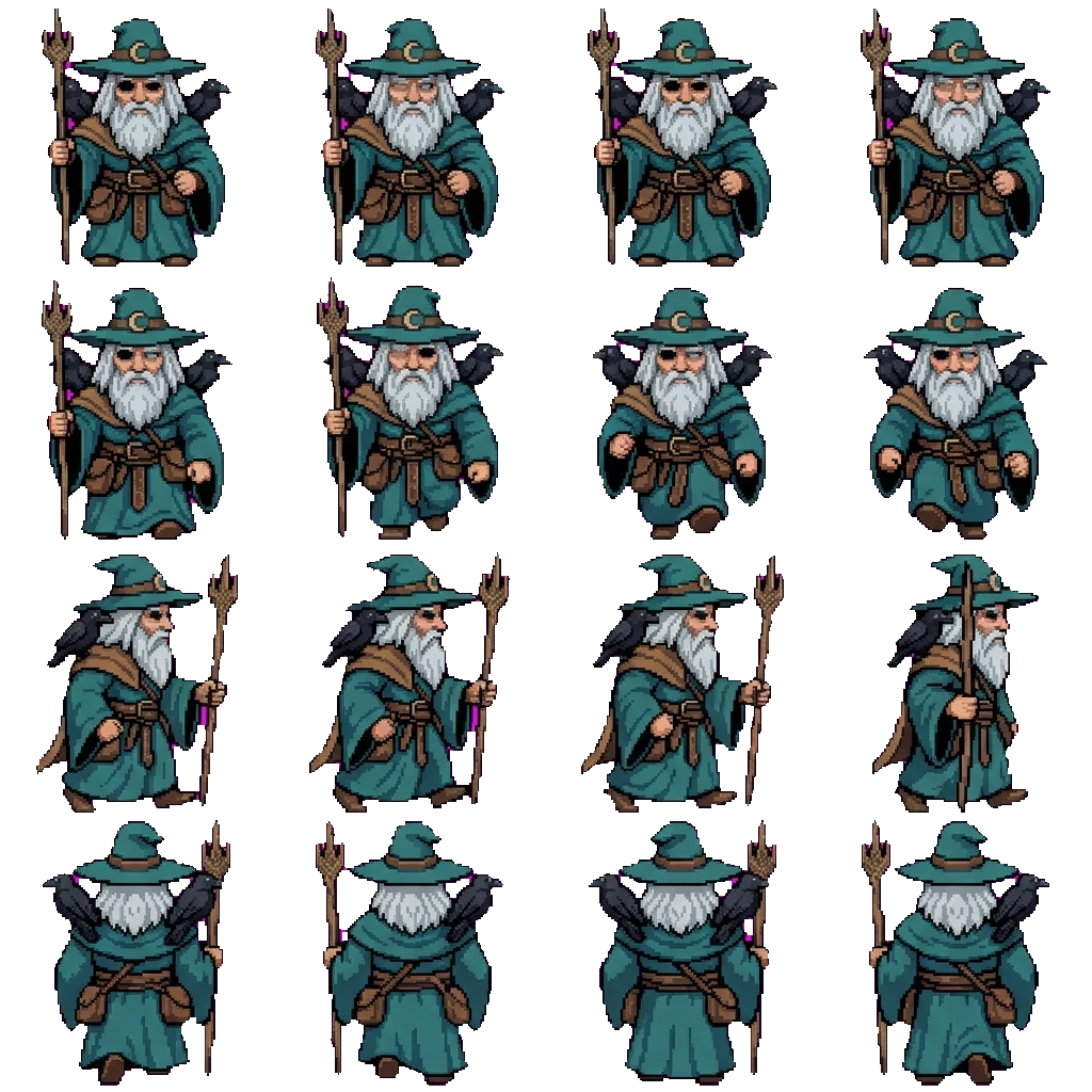 Odín movement sprite