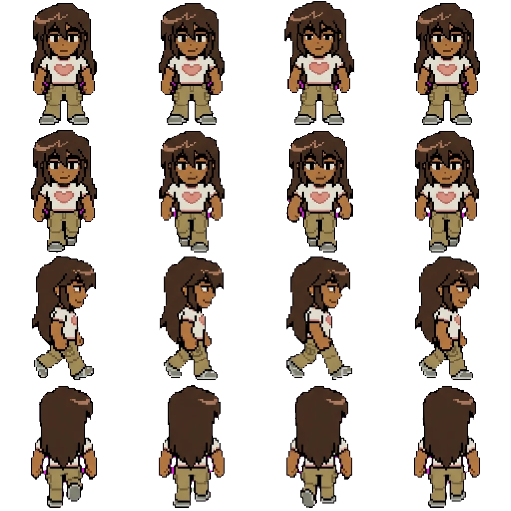 George T-Bone Flores movement sprite