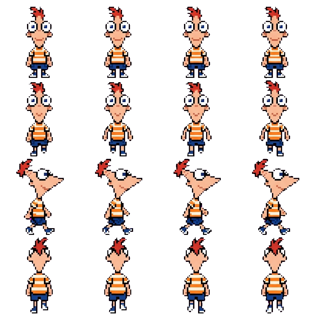 Phineas movement sprite
