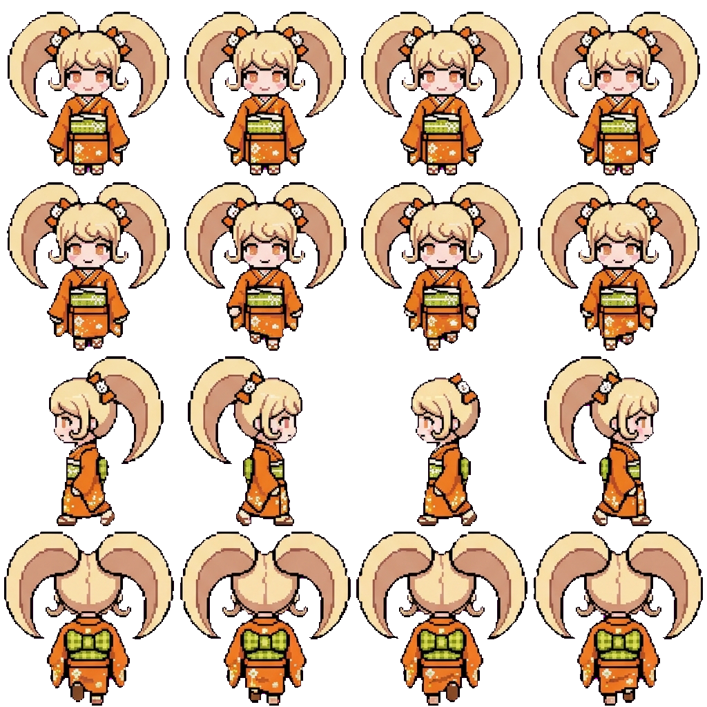 Hiyoko saiojin movement sprite