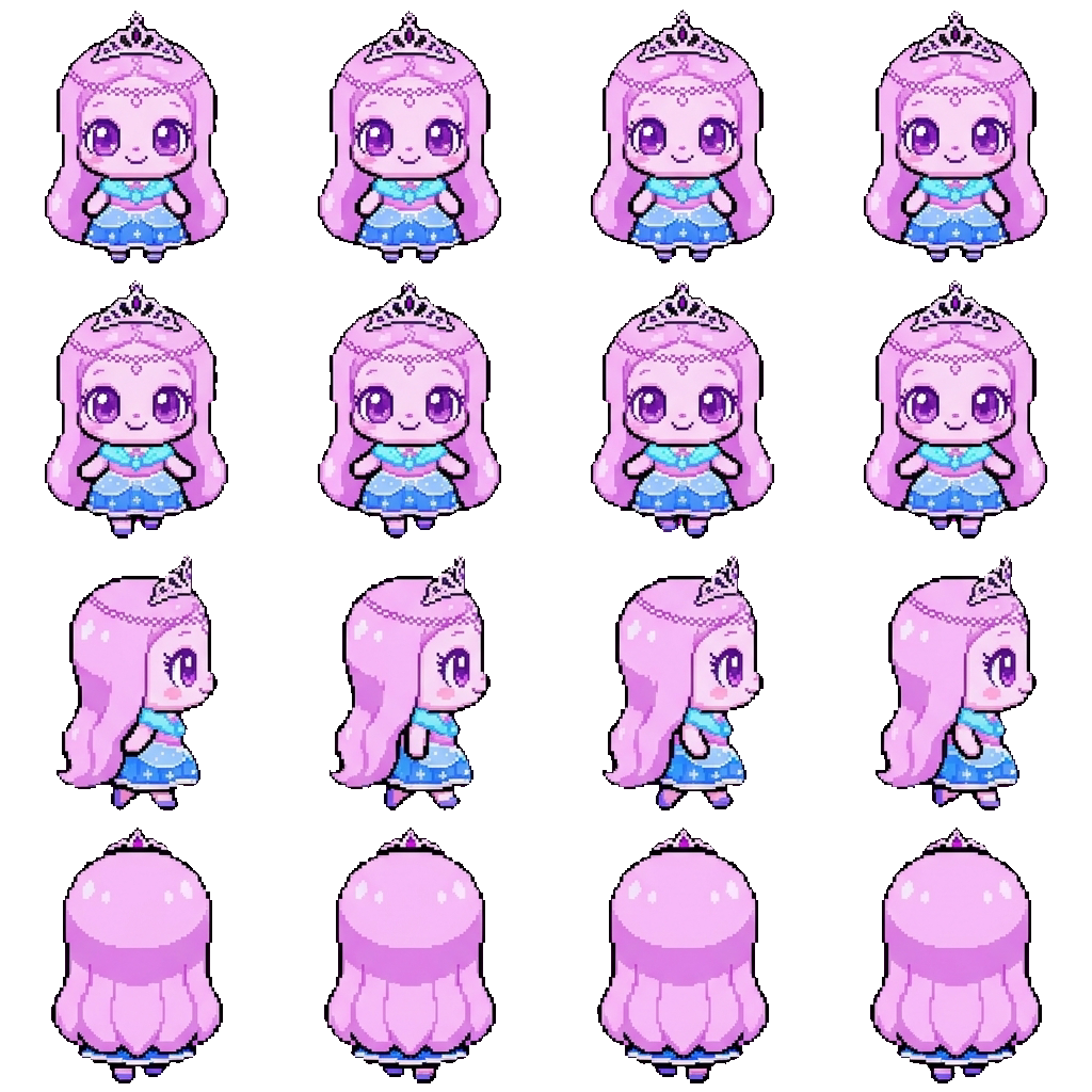 Glossyping movement sprite