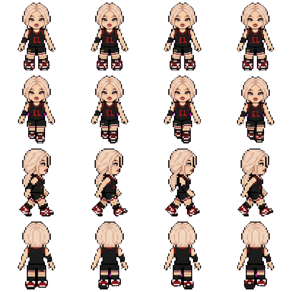 Edurne movement sprite
