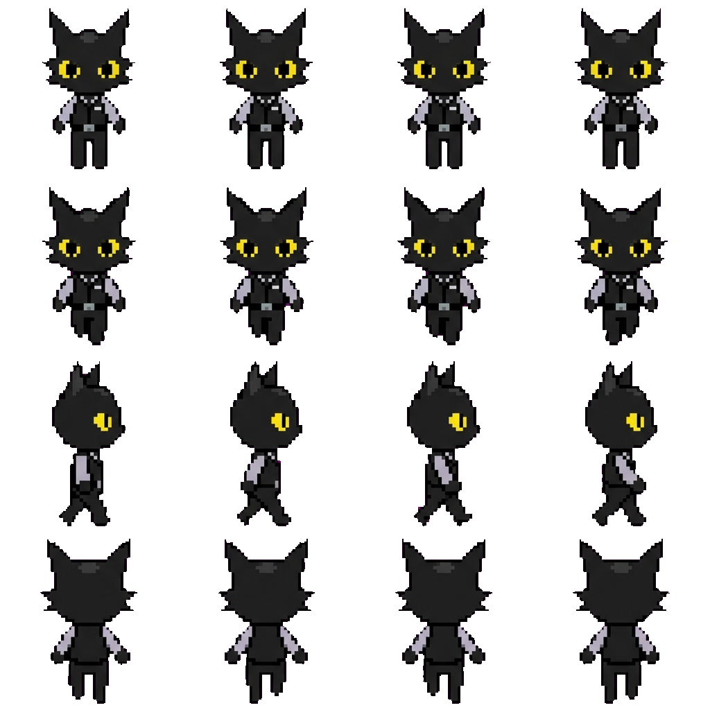 Secret agent movement sprite