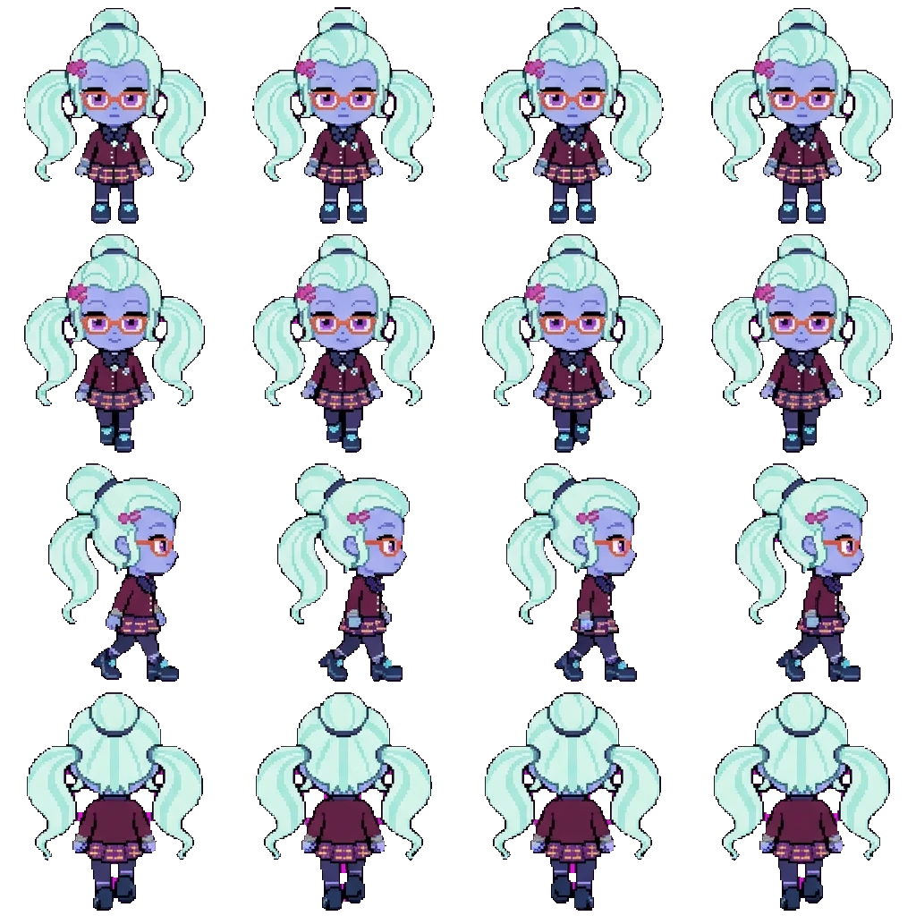 Sugarcoat movement sprite