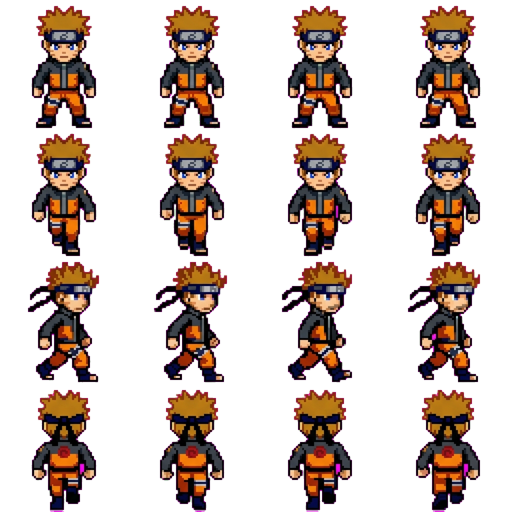 Naruto movement sprite