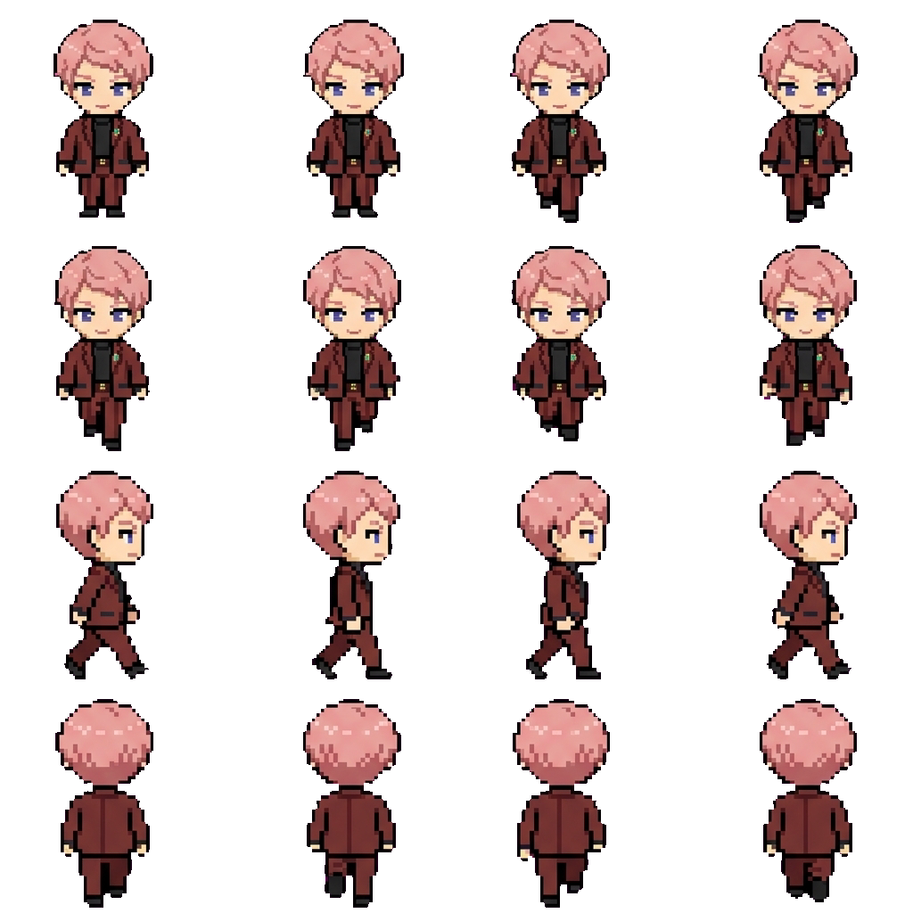 Shu Itsuki movement sprite