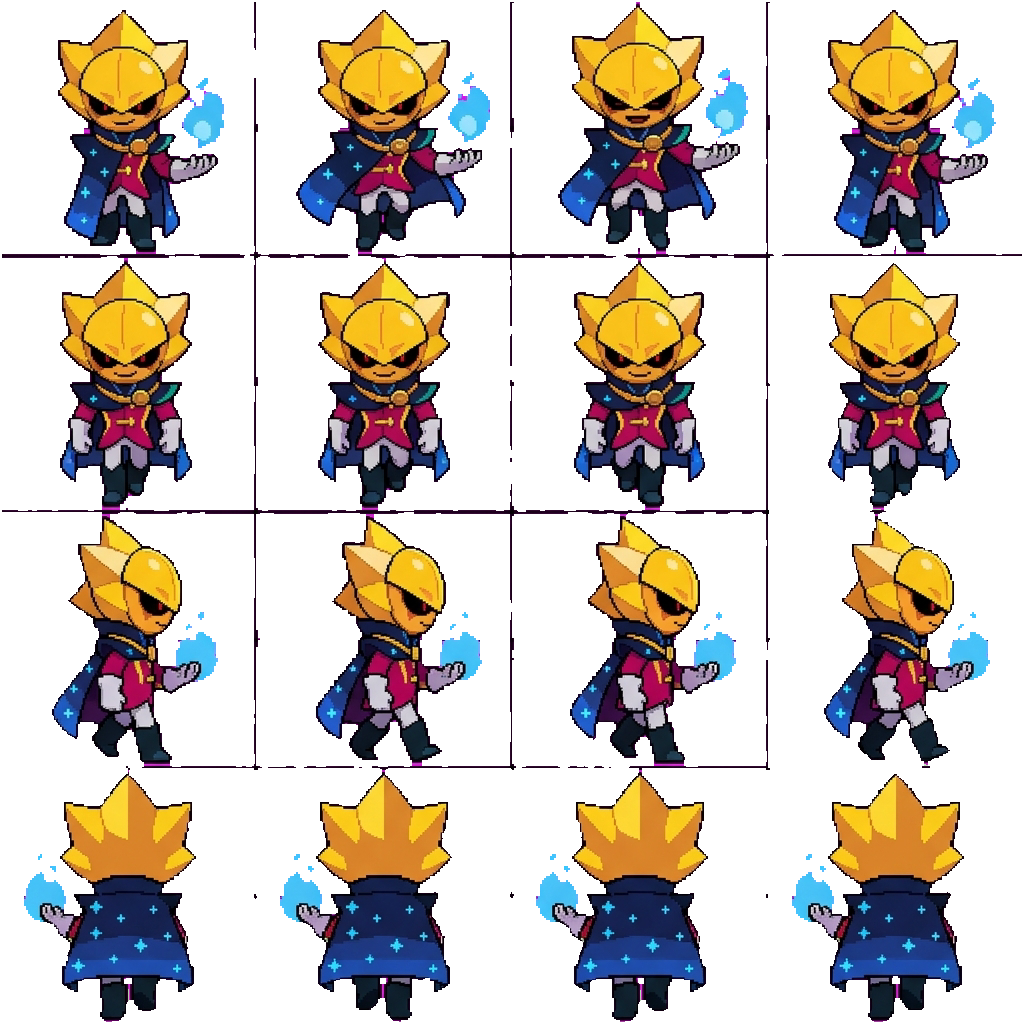 Sirius movement sprite