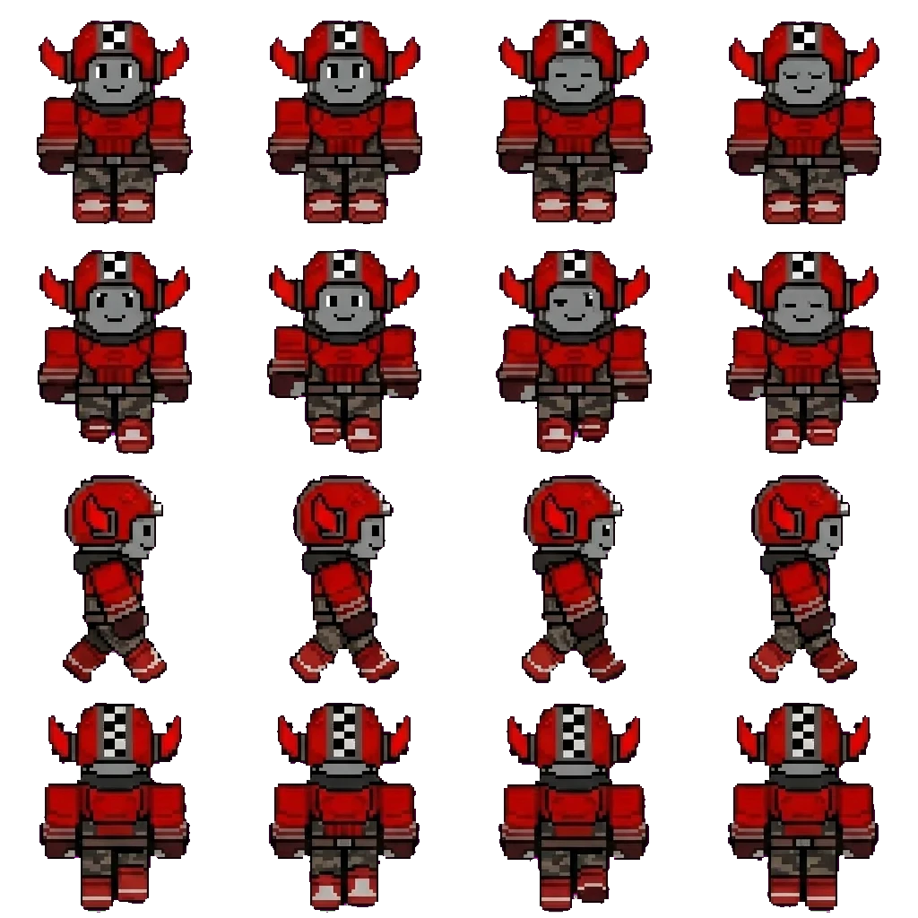 Skateboard movement sprite