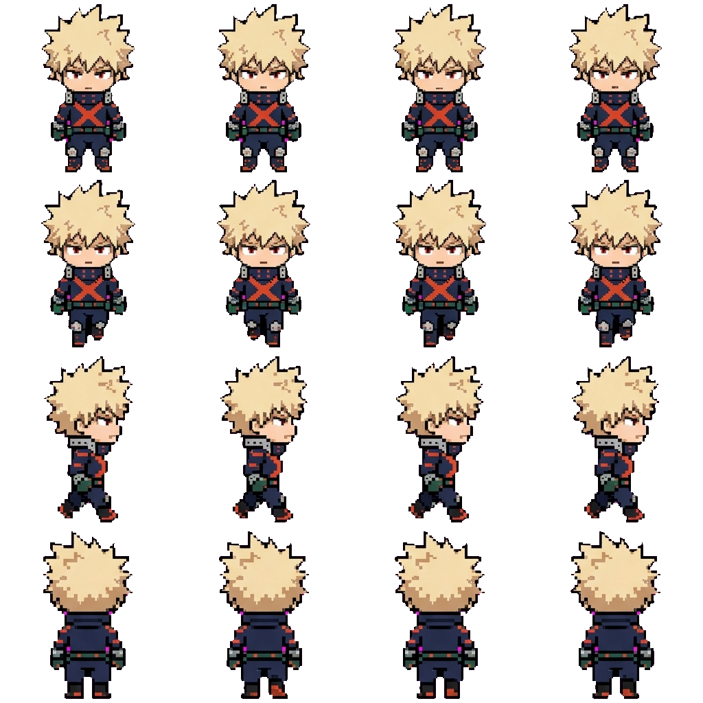 Bakugo katsuki movement sprite