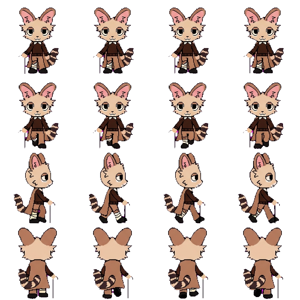 Detective viver movement sprite