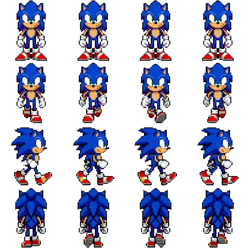 Sonic movement sprite