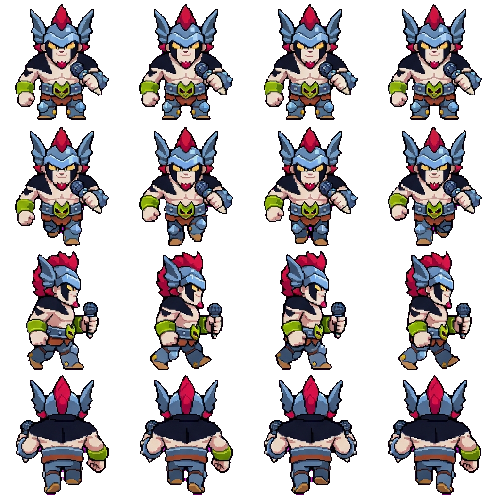Damian movement sprite