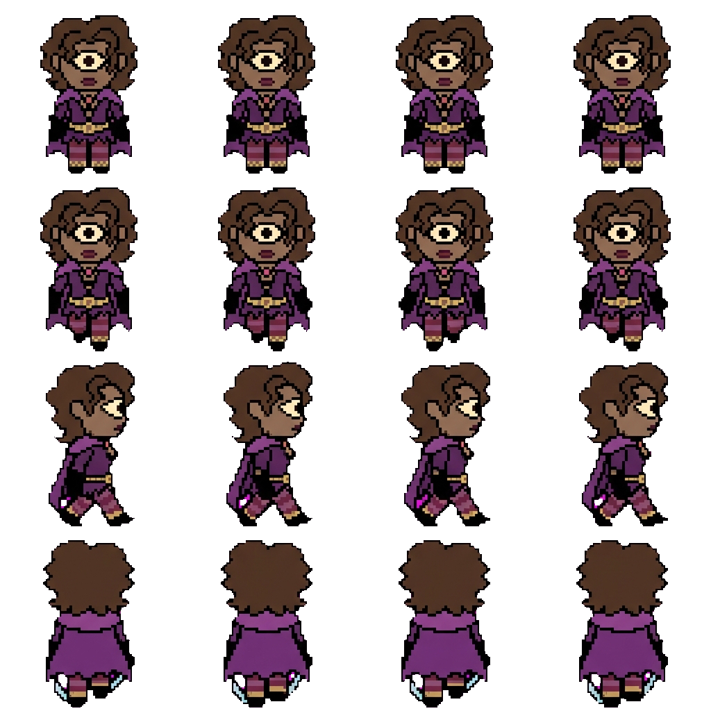 Paula movement sprite