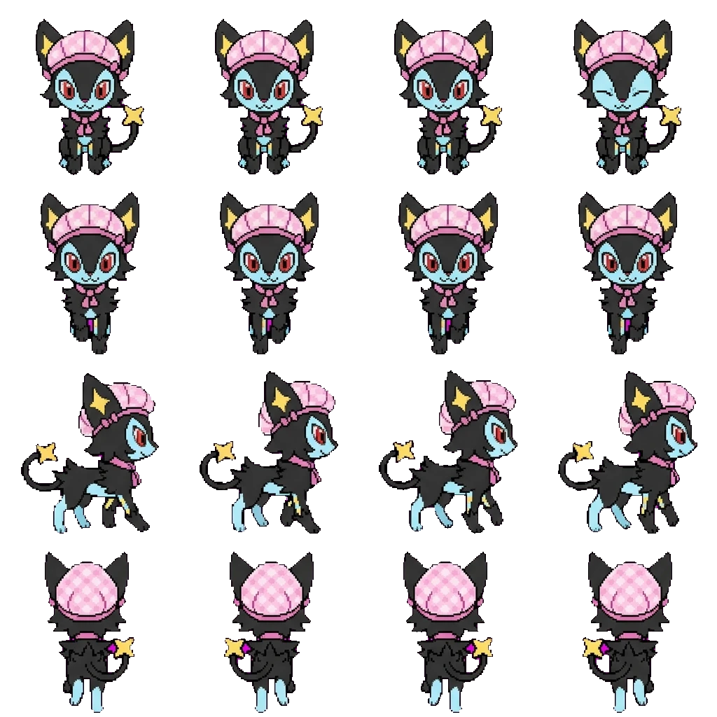 Luxray movement sprite