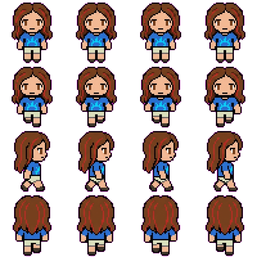 Yuko movement sprite