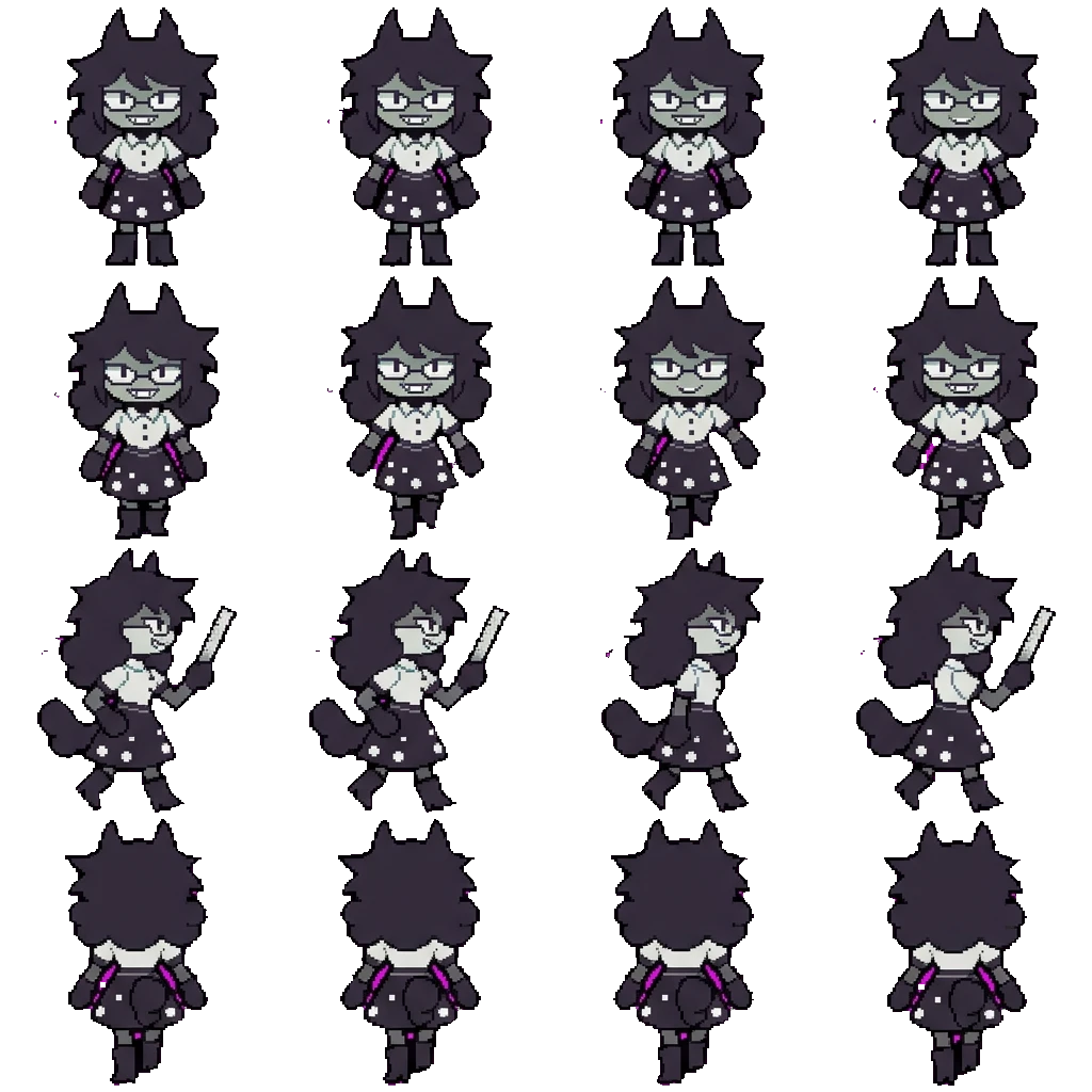Miss Emily movement sprite
