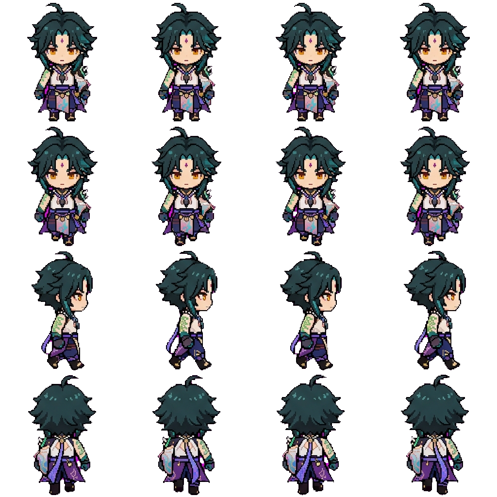 Xiao movement sprite