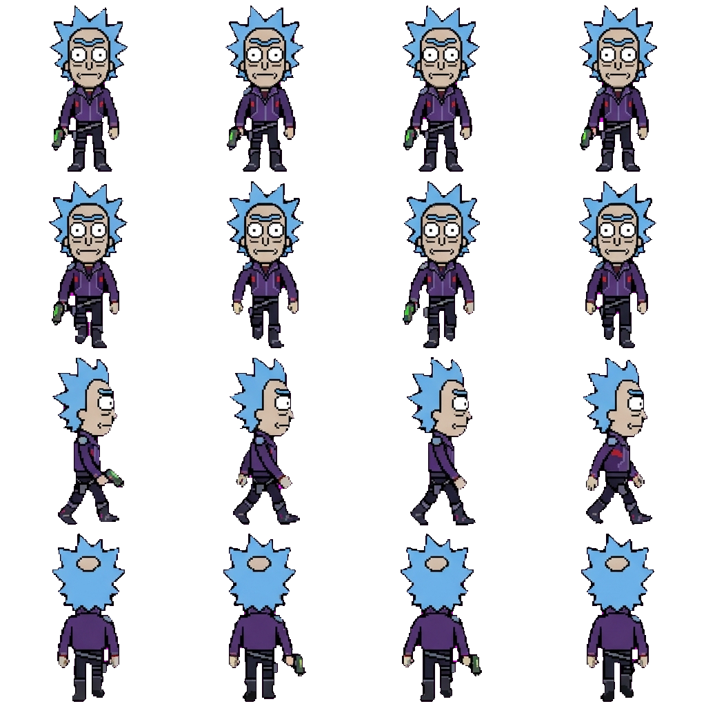 Рик прайм movement sprite