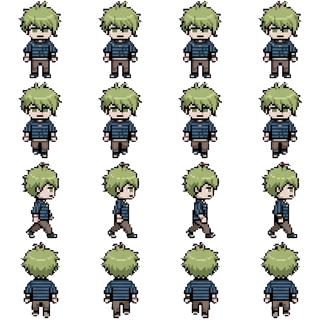 Rantaro movement sprite