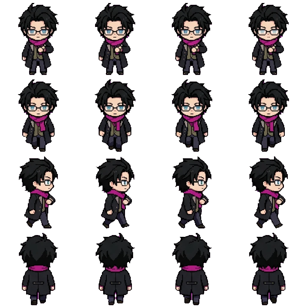 Tachibana Haru movement sprite
