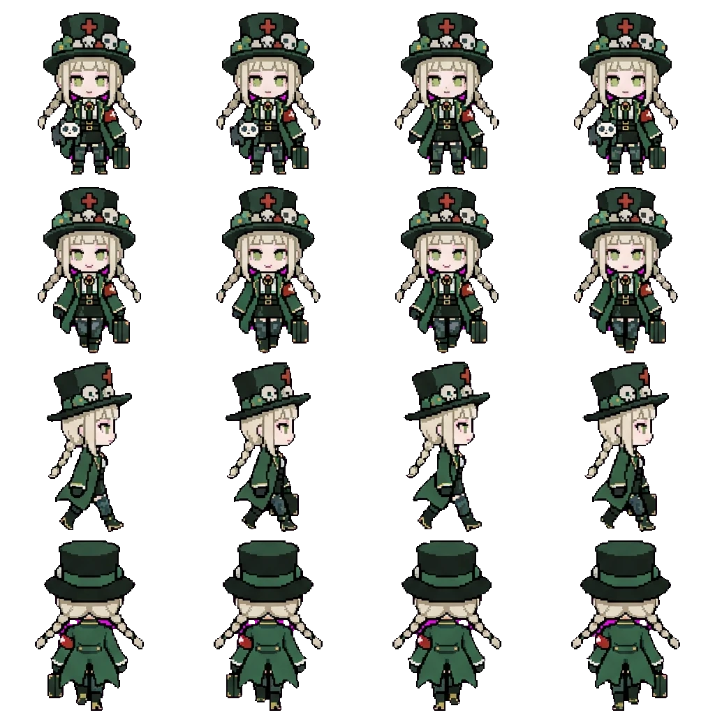 Suzune movement sprite