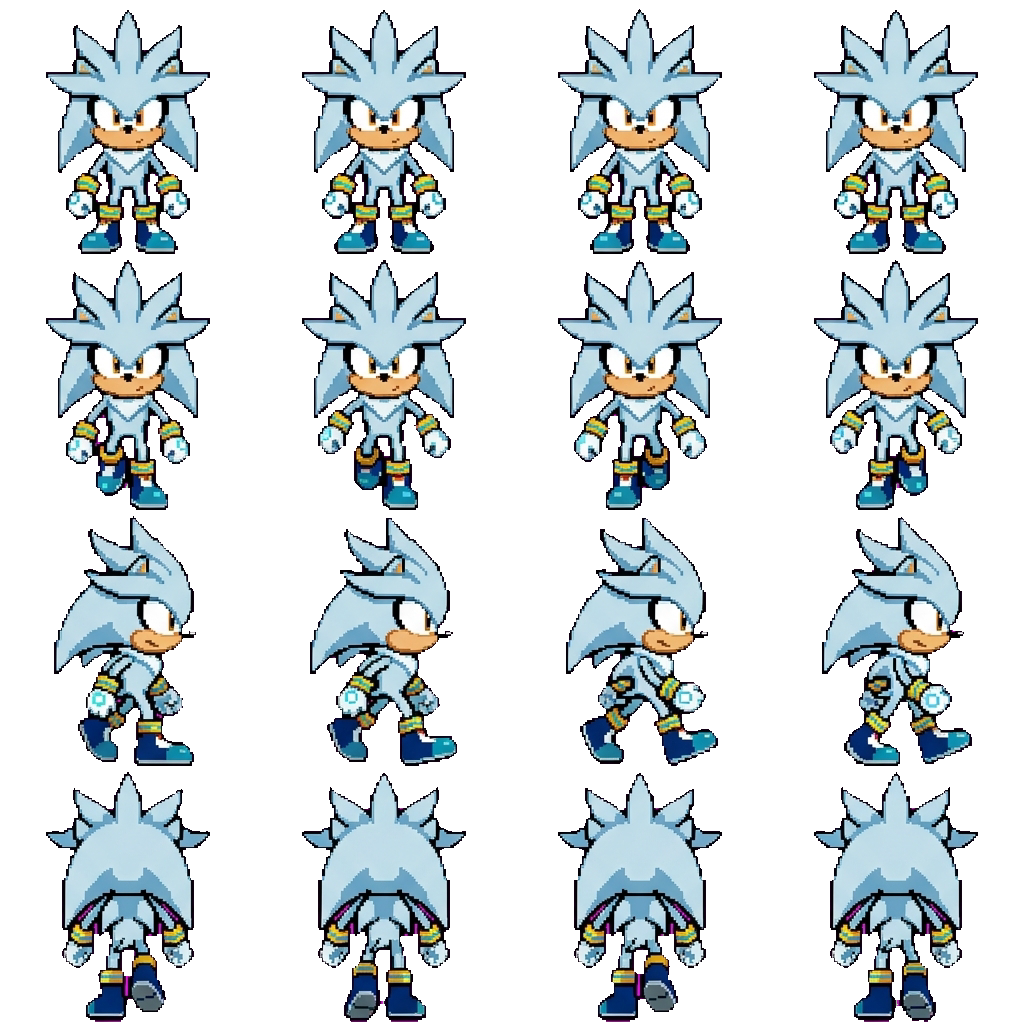 Silver movement sprite