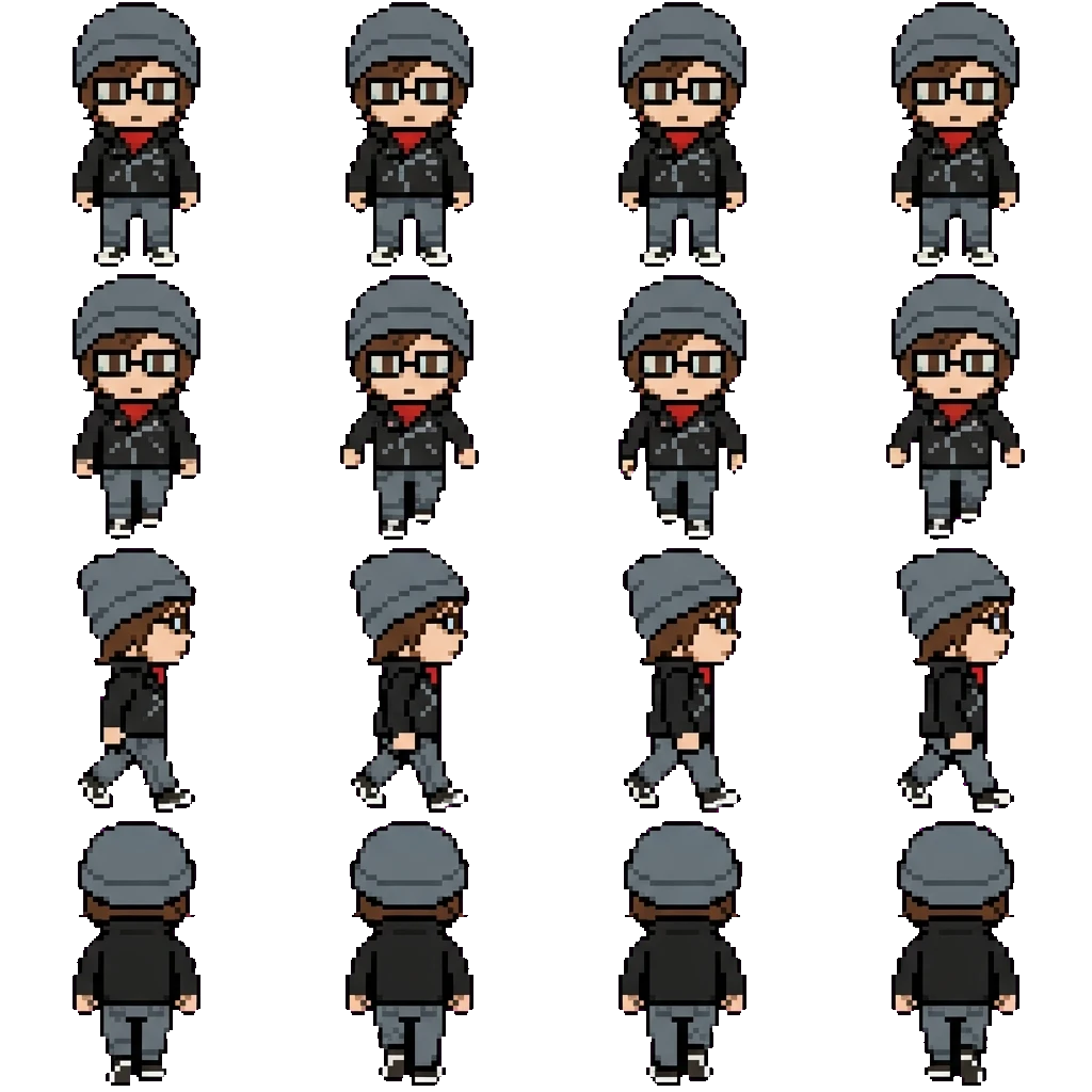 Mikey Way movement sprite