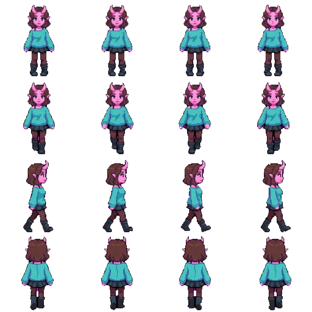 Addie movement sprite