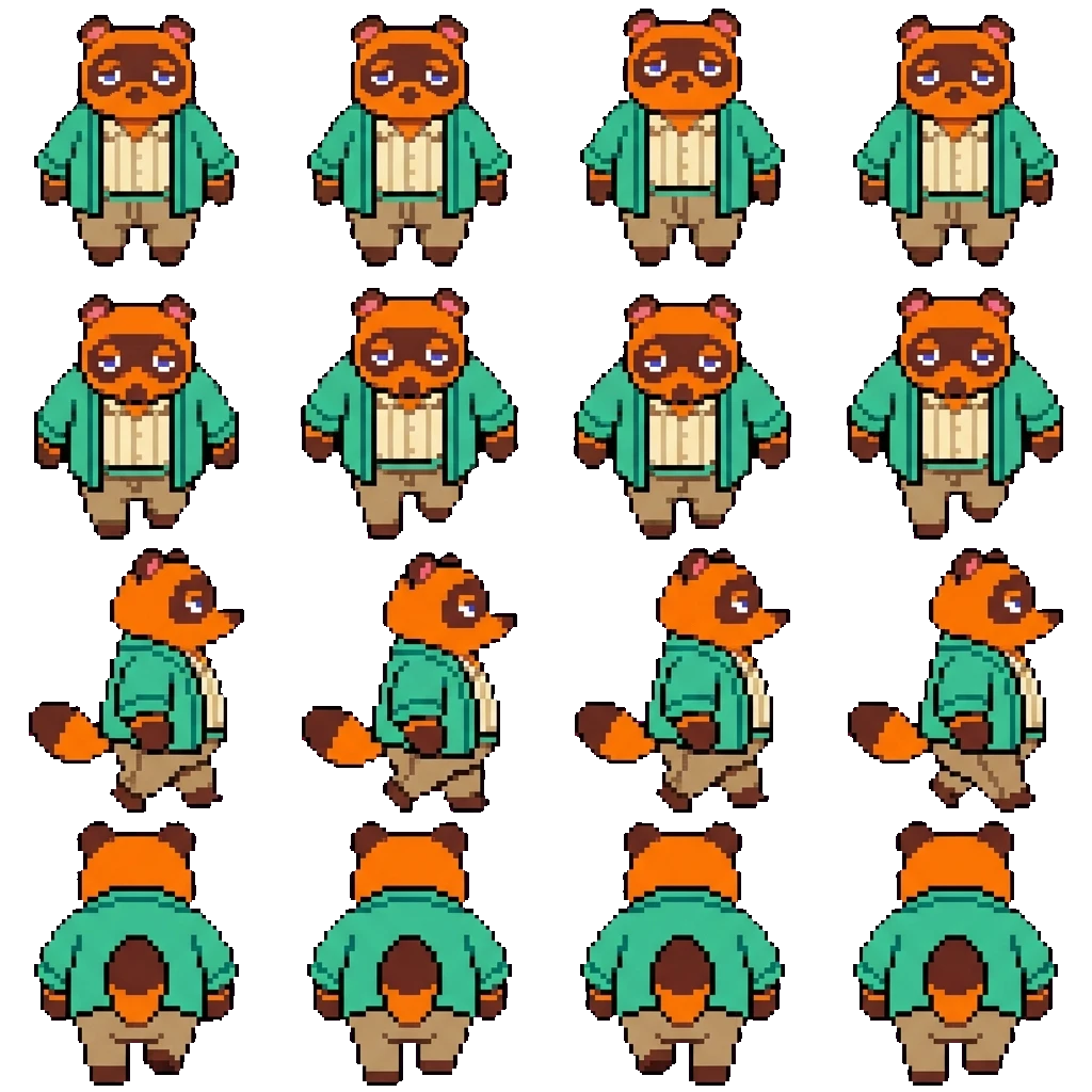 Tom Nook movement sprite