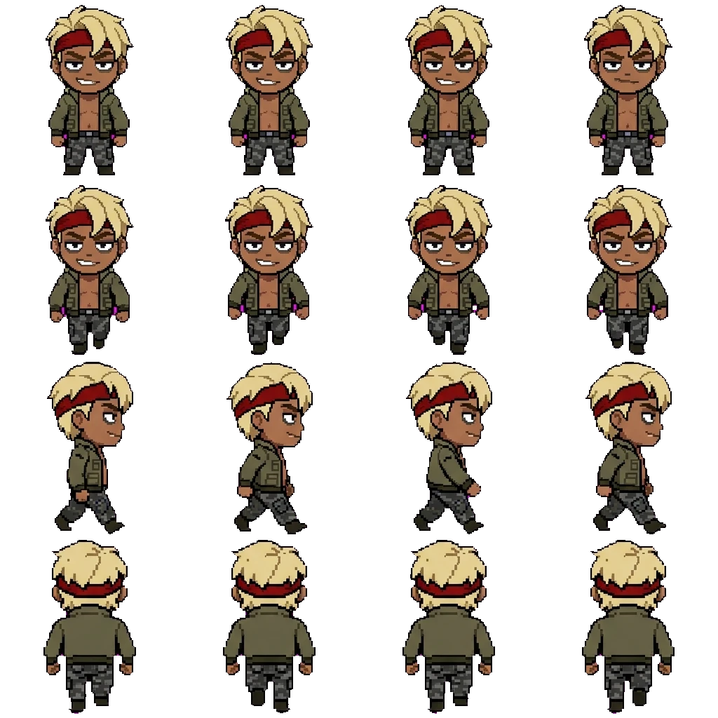 Dereck movement sprite