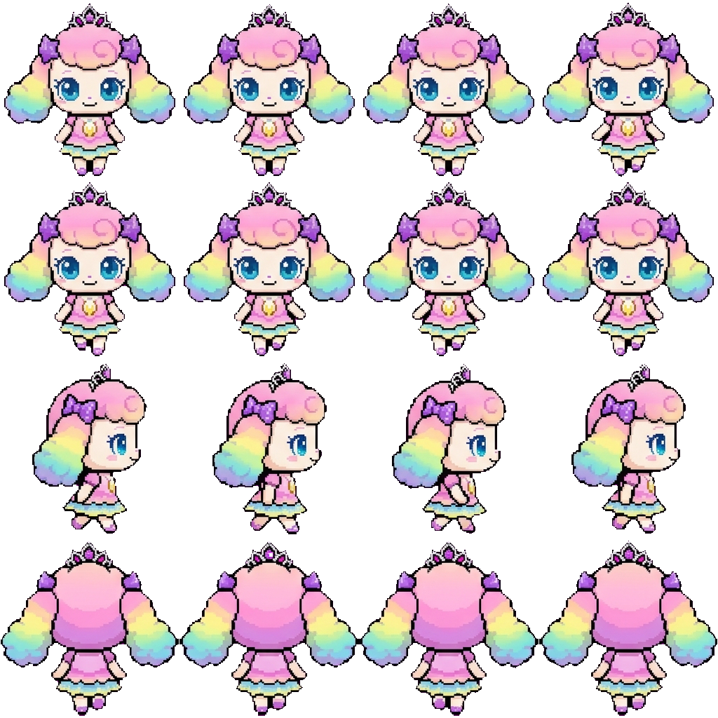 Fluffyping movement sprite