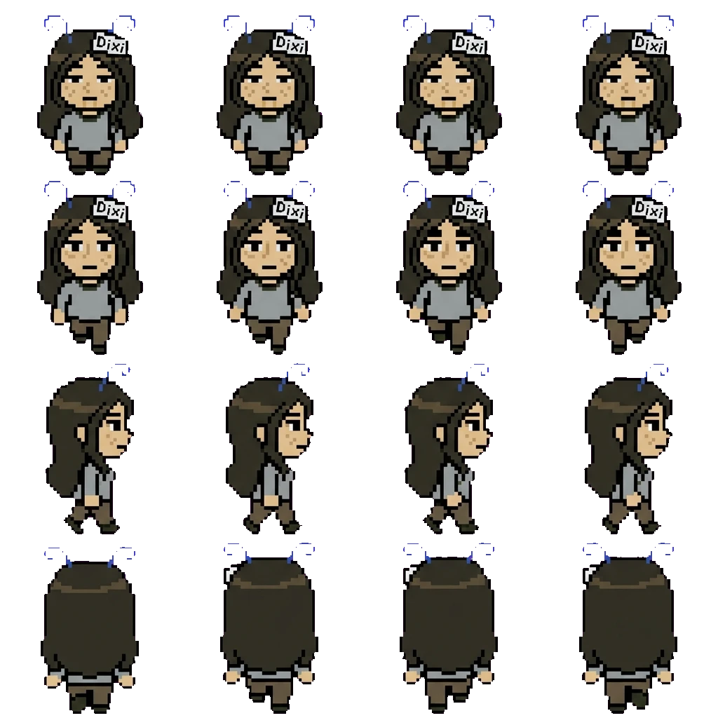 Dixi movement sprite