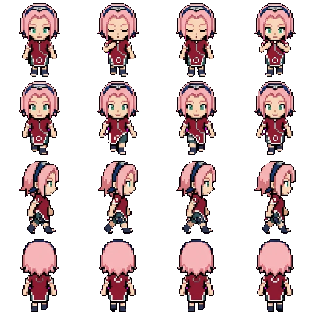 Sakura movement sprite