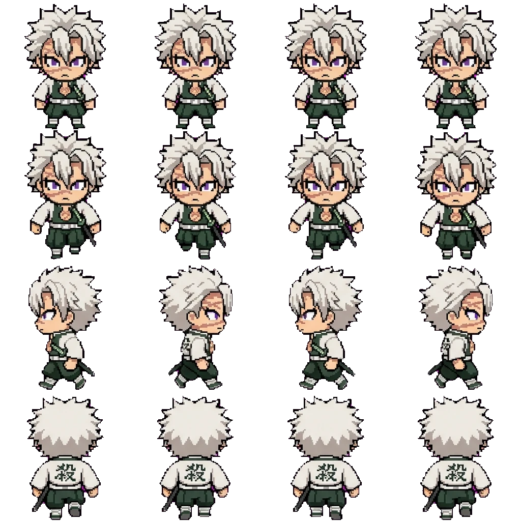 Haruto movement sprite