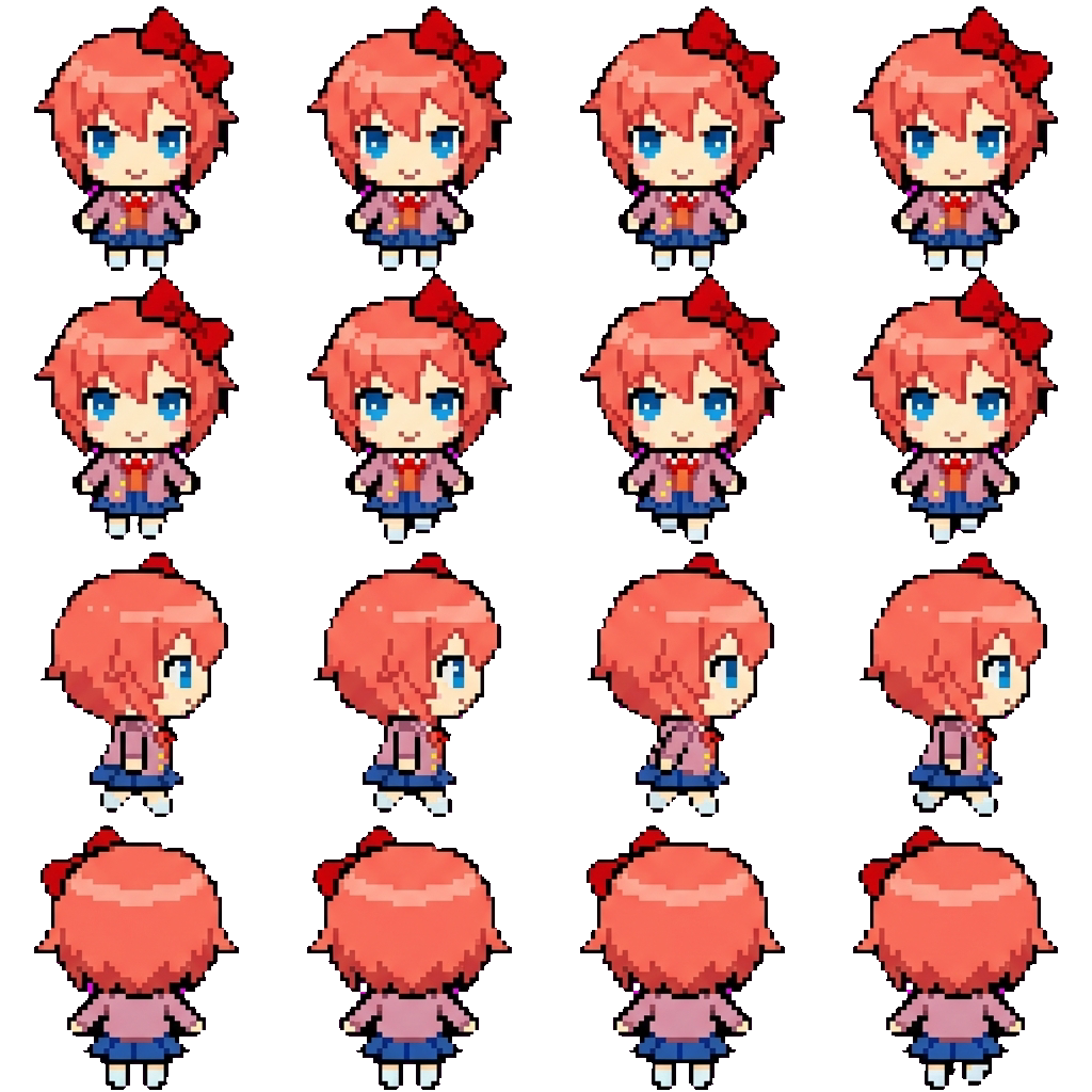 Sayori movement sprite