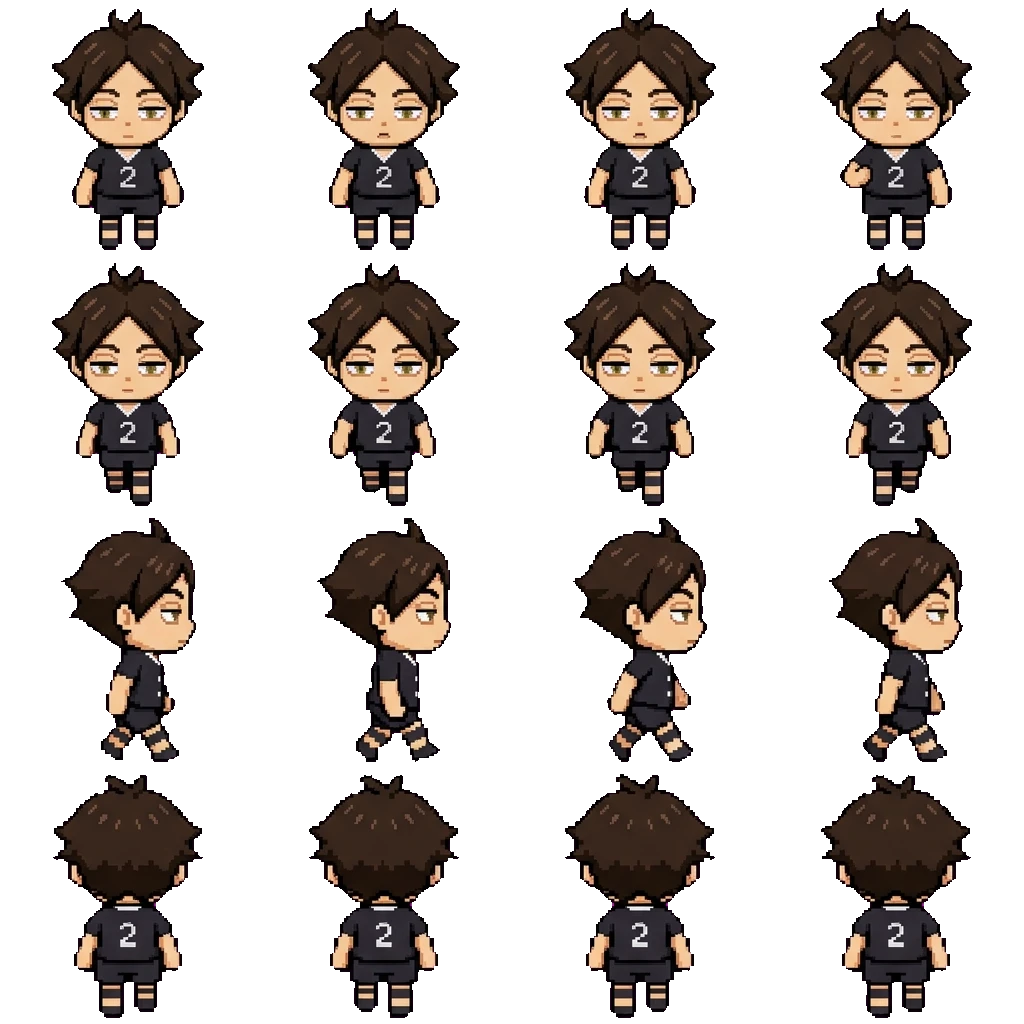Suna RINTAROU movement sprite