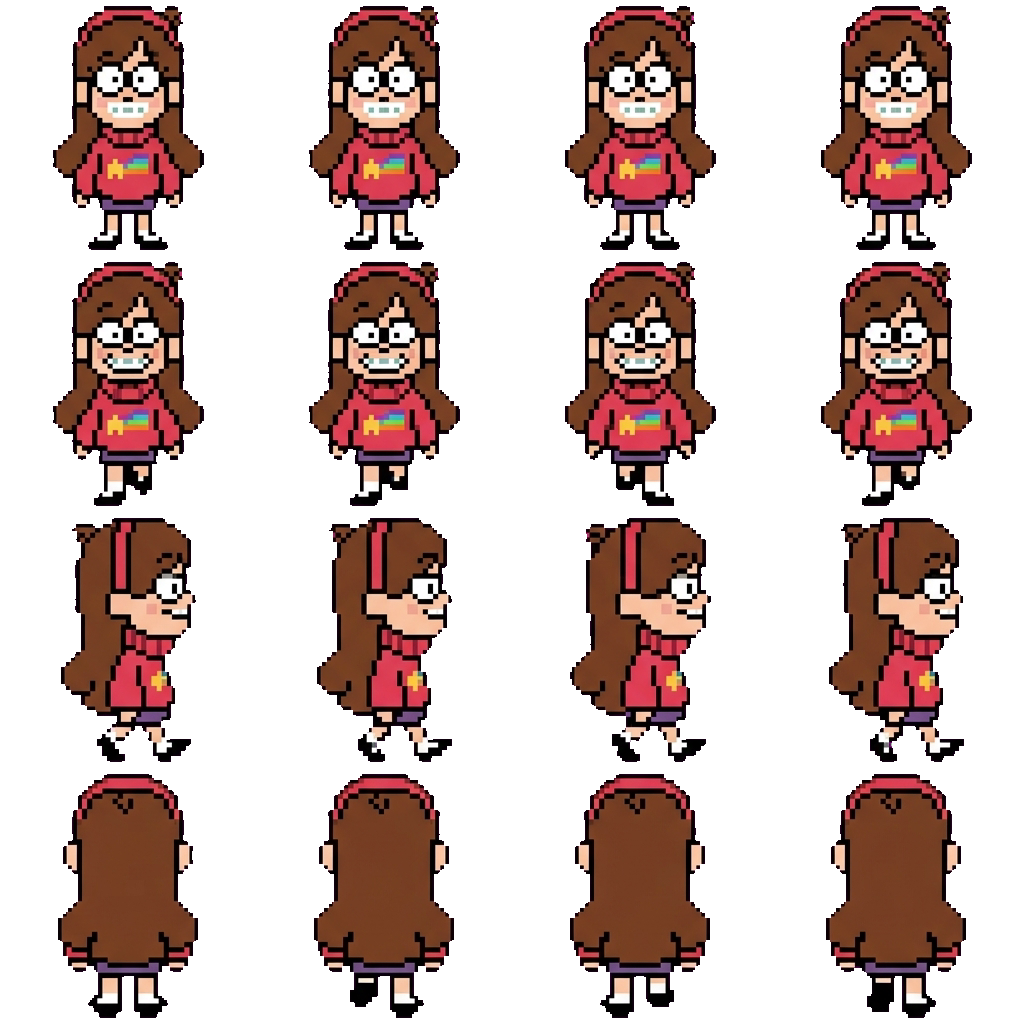 Mabel movement sprite
