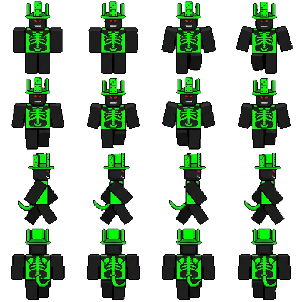 1x1x1x1 movement sprite