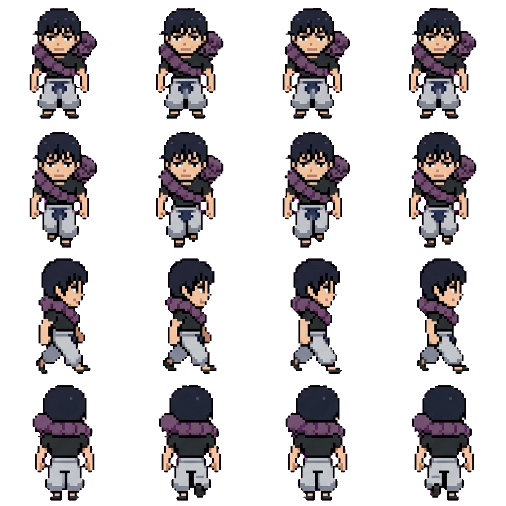 Toji Fushiguro movement sprite